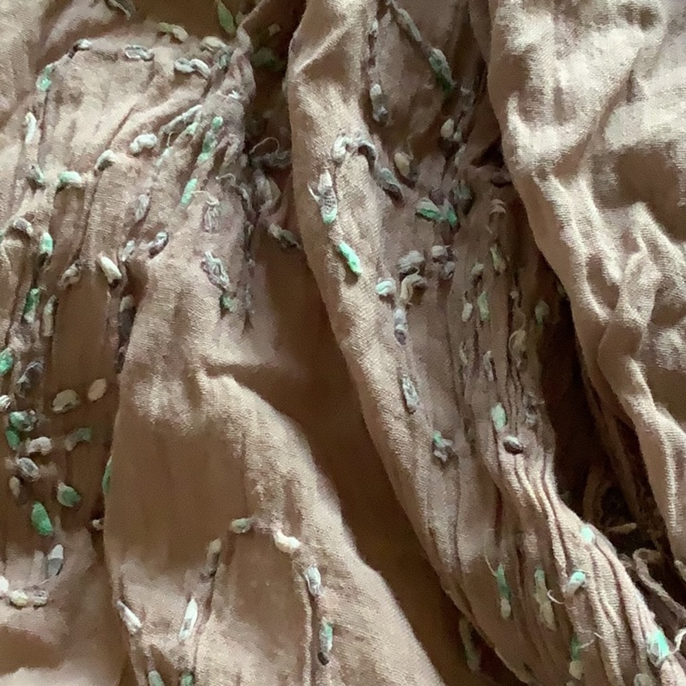 Cotton Aventura Beaded Scarf European cotton